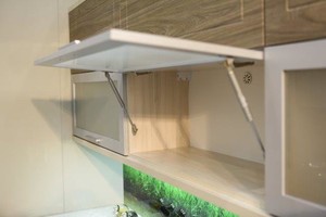 Augšējais vitrīnas skapītis W4BS/80 MDF