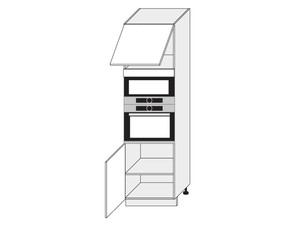 Шкаф для духовки и микроволновой печи Quantum Graphite D14/RU/60/207