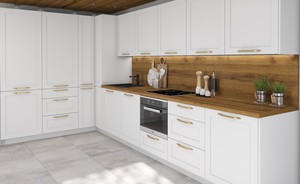 Skapis ar plauktiem Optimum D14/DP/60/207