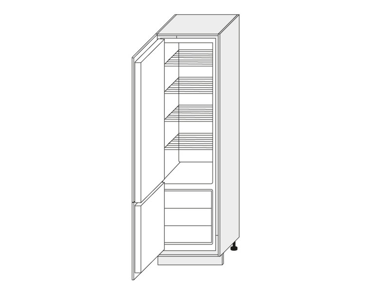Skapis iebūvējamajam ledusskapim Optimum D14/DL/60/207