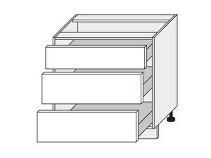 Apakšējais skapītis Optimum D3M/80