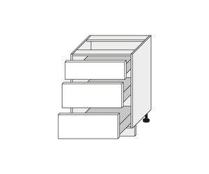 Apakšējais skapītis Platinium White D3A/60