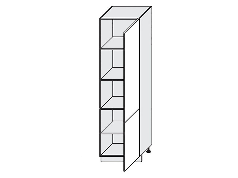 Skapis ar plauktiem Carrini D14/DP/60/207 P