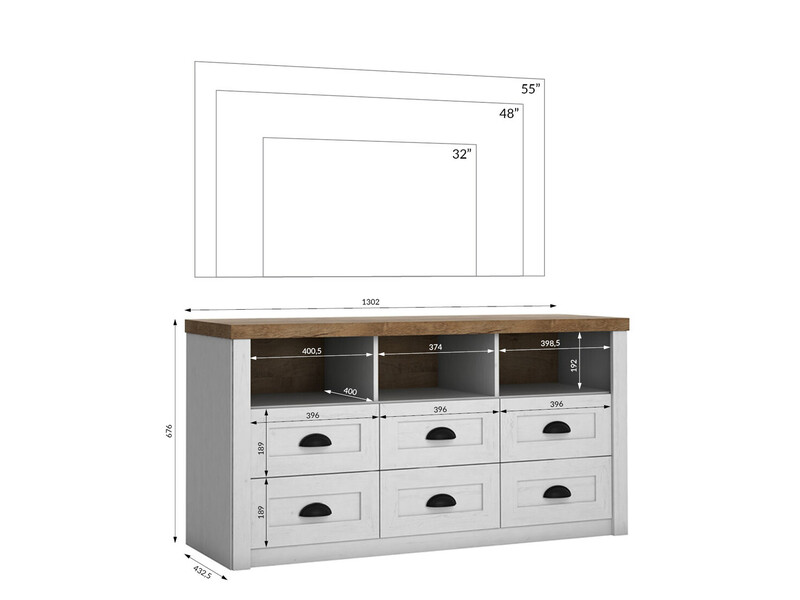 TV plaukts Purio K6S