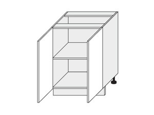 Base cabinet Quantum White mat D11/60
