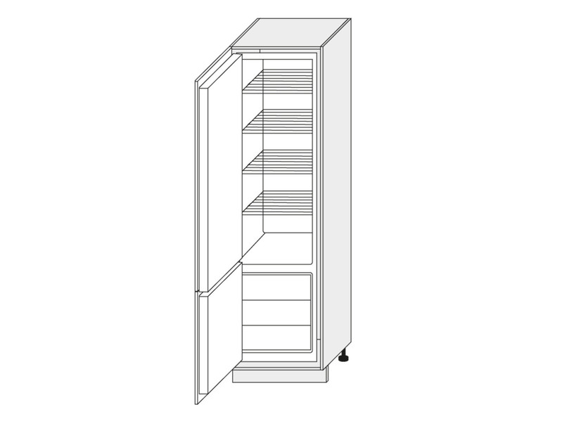 Skapis iebūvējamajam ledusskapim Quantum D14/DL/60/207