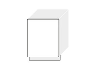 Dishwasher panel Quantum White mat ZM/60