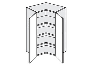 Augšējais stūra skapītis Quantum W14/60