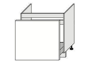 Zemizlietnes skapītis Quantum D1ZR/80