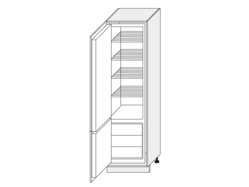 Шкаф для холодильника Gold Lux Dab Pestka D14/DL/60/207
