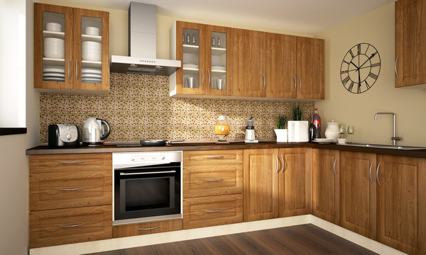 Skapis ar plauktiem Gold Lux Dab Pestka D14/DP/60/207