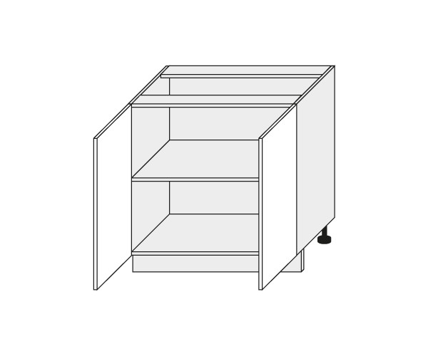 Base cabinet Silver Sonoma D11/80