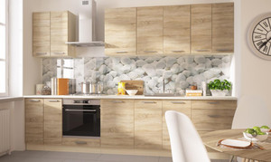 Kitchen cabinet Silver Sonoma 2D14K/40+cargo
