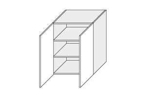 Wall cabinet Silver Sonoma W3/60