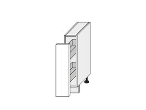 Base cabinet Emporium white D/15+cargo P