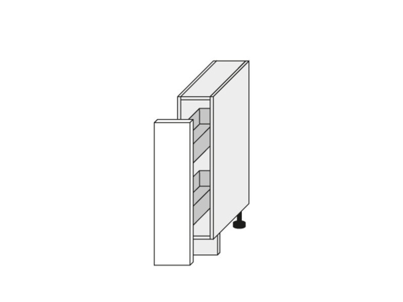 Base cabinet Emporium white D/15+cargo P