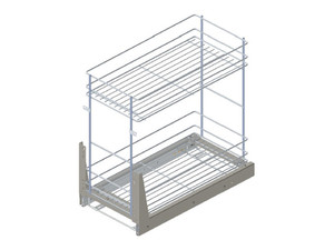 Virtuves skapītis Emporium white 2D14K/40+cargo