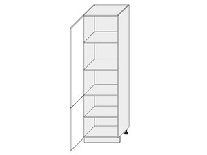 Skapis ar plauktiem Emporium white D14/DP/60/207