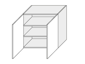 Augšējais skapītis Emporium white W3/80