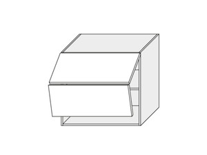 Augšējais skapītis Emporium white W8B/80 AVENTOS
