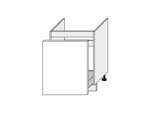 Undersink cabinet Emporium Grey Stone D1ZM/60