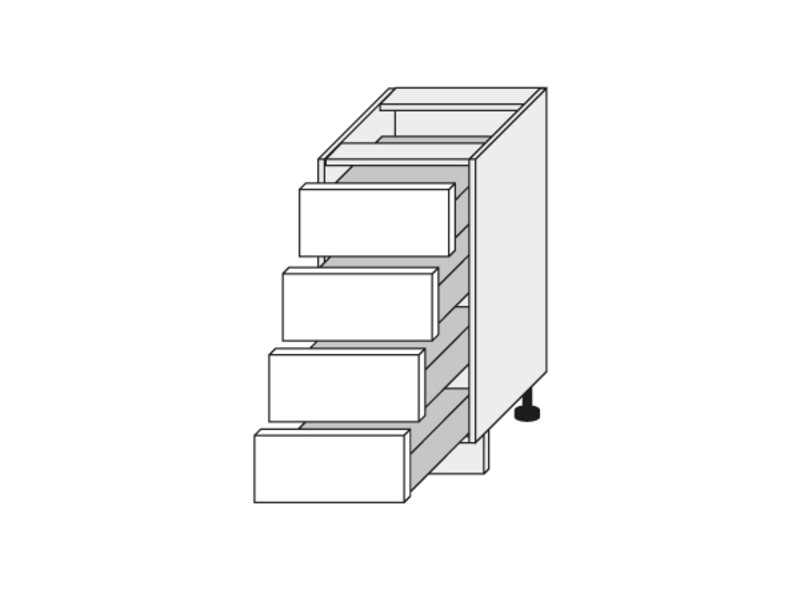 Base cabinet Emporium Grey Stone D4A/40