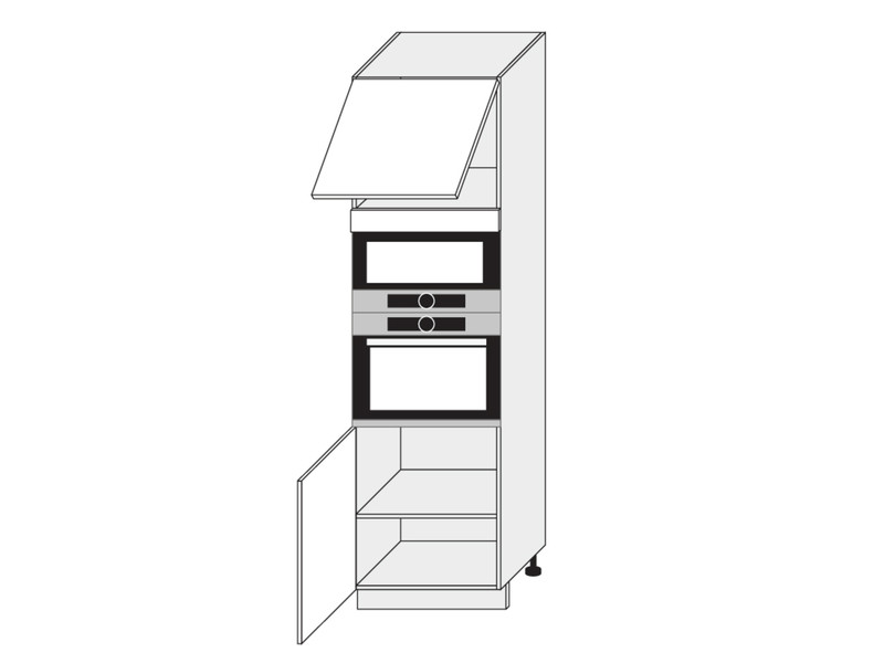 Kitchen cabinet Emporium Grey Stone D14/RU/60/207