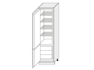 Skapis iebūvējamajam ledusskapim Emporium Grey Stone D14/DL/60/207