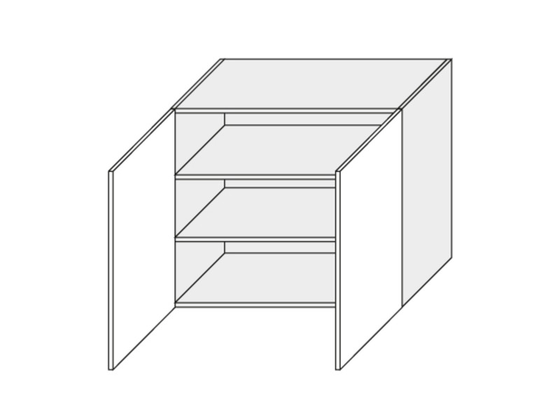 Augšējais skapītis Emporium Grey Stone W3/90