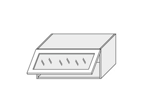 Augšējais vitrīnas skapītis Emporium Grey Stone W4BS/80 WKF