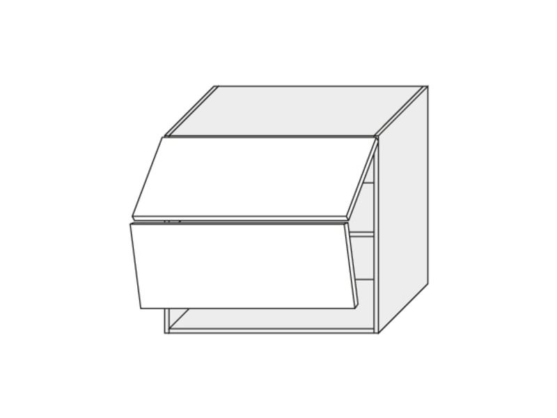 Augšējais skapītis Emporium Grey Stone W8B/80 AVENTOS
