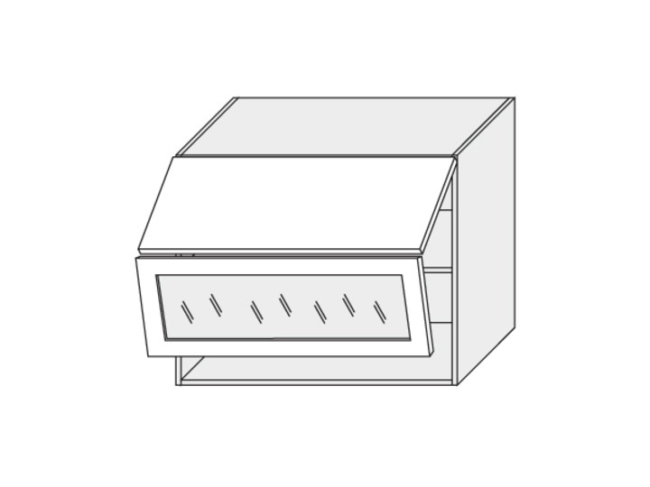 Augšējais vitrīnas skapītis Emporium Grey Stone W8BS/80 AVENTOS WKF