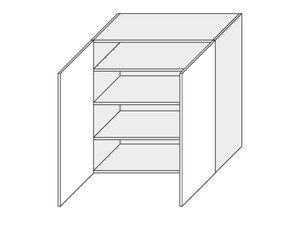 Augšējais skapītis Emporium Grey Stone W4/90