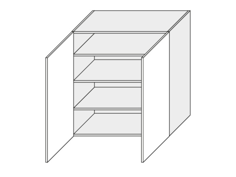 Augšējais skapītis Emporium Grey Stone W4/90