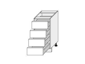 Base cabinet Emporium Grey Stone Light D4M/40