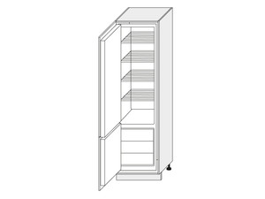 Cabinet for built-in fridge Emporium Grey Stone Light D14/DL/60/207