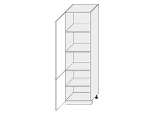 Skapis ar plauktiem Emporium Grey Stone Light D14/DP/60/207