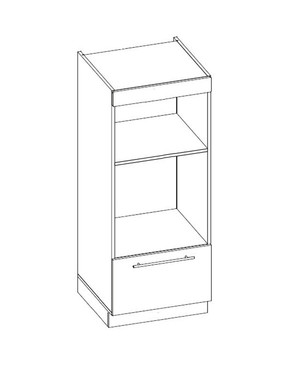 Kitchen cabinet Emporium Grey Stone Light D5AM/60/154