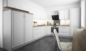 Kitchen cabinet Emporium Grey Stone Light D5AM/60/154