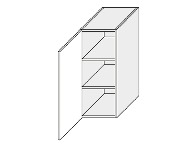 Augšējais skapītis Emporium Grey Stone Light W2/30