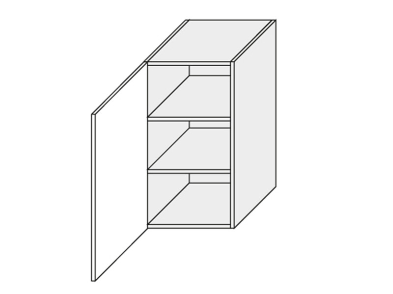Wall cabinet Emporium Grey Stone Light W2/40