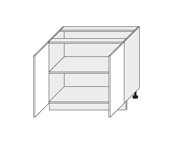 Apakšējais skapītis Platinium White D11/90