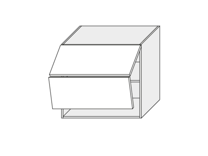 Augšējais skapītis Emporium Grey Stone Light W8B/80 AVENTOS