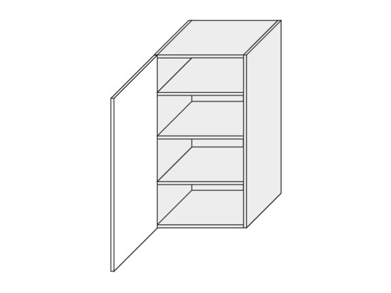 Augšējais skapītis Emporium Grey Stone Light W4/45