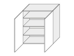 Augšējais skapītis Emporium Grey Stone Light W4/90