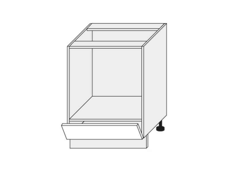 Skapis cepeškrāsnij Emporium Grey Stone D11K/60