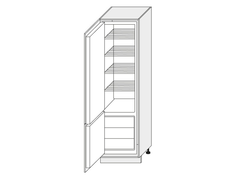 Skapis iebūvējamajam ledusskapim Celle D14/DL/60/207