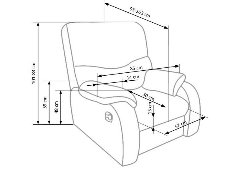 Atpūtas krēsls ID-15360