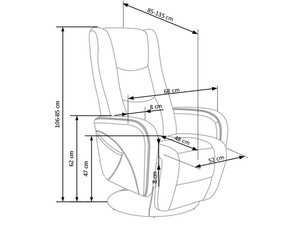 Atpūtas krēsls ID-15381