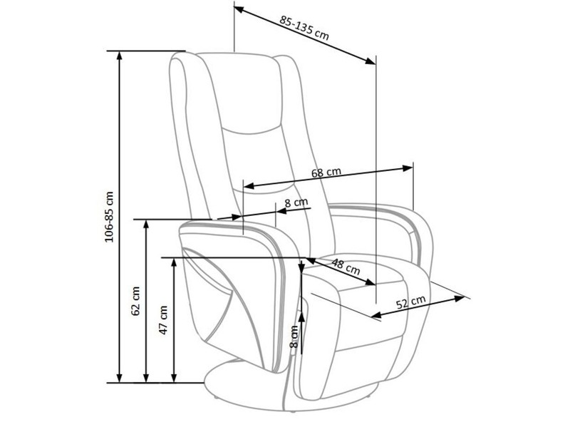 Atpūtas krēsls ID-15381